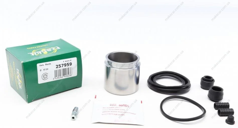 <strong>Ремкомпл. суппорта перед Mazda 6 07-13 (57mm) (с поршнем) FRENKIT 257959 (фото 1)</strong>