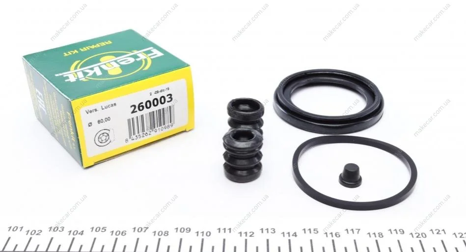 <strong>Ремкомплект гальмівного супорта переднього RENAULT Laguna 07-15, Laguna 00-07, Espace 97-02, Scenic I 97-03, Laguna 93-00; JAGUAR XJ 03-09, XJ 97-03 FRENKIT 260003 (фото 1)</strong>