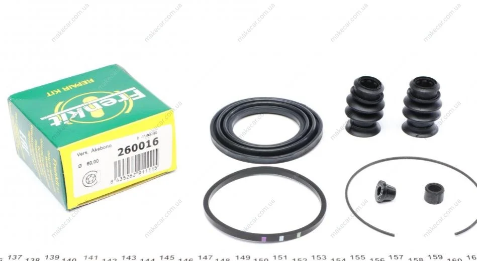 <strong>Ремкомплект суппорта переднего Opel Frontera A, B (d=60mm)(Akebono) Fre FRENKIT 260016 (фото 1)</strong>