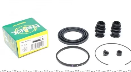 Ремкомплект гальмівного супорта переднього OPEL Frontera B 98-03 для Opel, BMW, ISUZU, Mazda FRENKIT 260016 фото товару