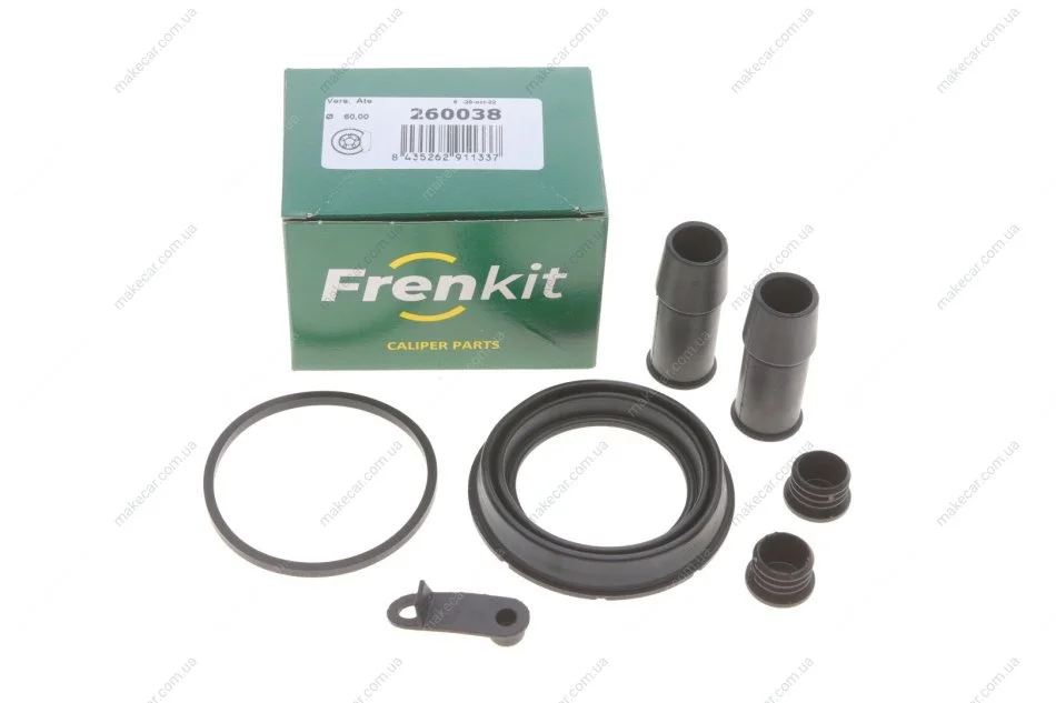 <strong>Ремкомплект гальмівного супорта переднього VW T5 03-15, T6 16-, Touareg 02-10 FRENKIT 260038 (фото 1)</strong>