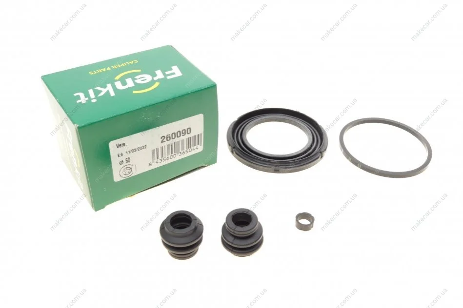 <strong>Ремкомплект гальмівного супорта переднього TOYOTA RAV4 18-, Camry 17-; LEXUS UX 18-, ES 18- FRENKIT 260090 (фото 1)</strong>