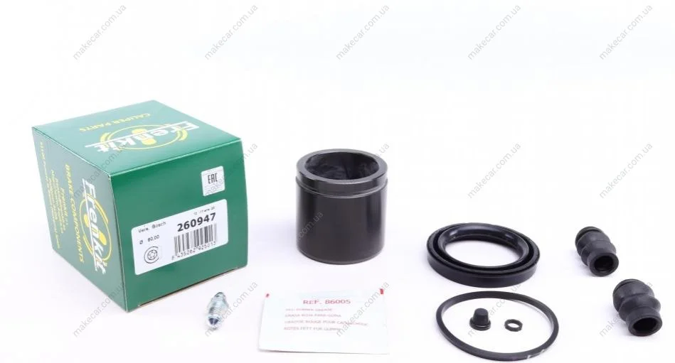 <strong>Ремкомплект суппорта переднего MB E-class (W211)(d=60mm)(Bosch)(+поршень) FRENKIT 260947 (фото 1)</strong>