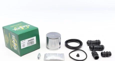 Ремкомплект супорта з поршнем супорта для Volkswagen, Mercedes, Audi, Opel, Skoda FRENKIT 260963 фото товару