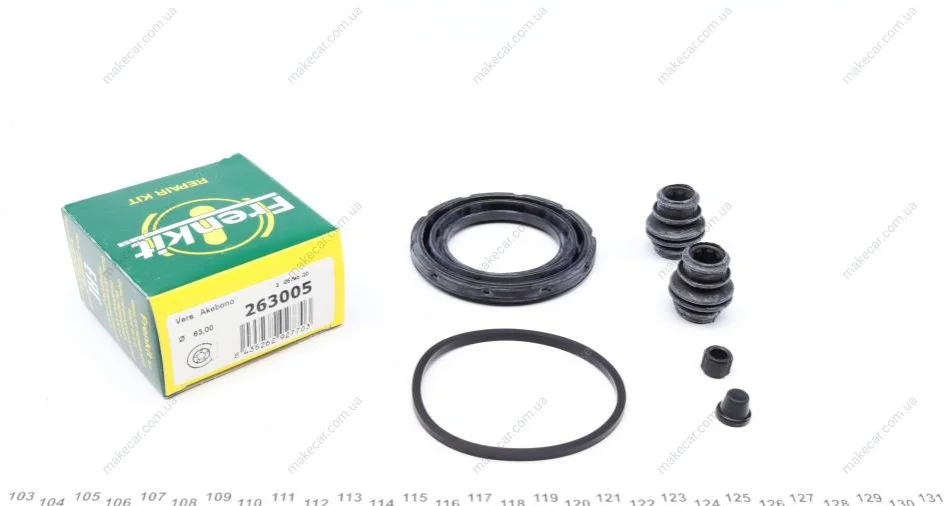 <strong>Ремкомплект гальмівного супорта переднього TOYOTA Previa 00-06, Alphard 08-15; LEXUS RX 03-09 FRENKIT 263005 (фото 1)</strong>
