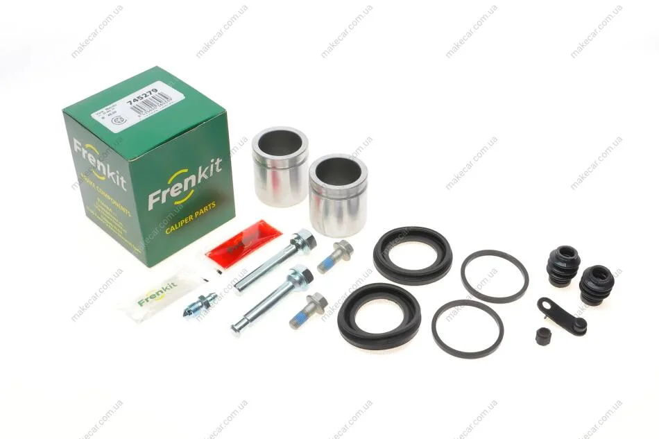 <strong>Ремкомплект супорту переднього Hyundai Santa Fe II/Kia Sorento II (d=45mm)(Mando)(+2 поршня/направляючі) Frenkit FRENKIT 745279 (фото 1)</strong>