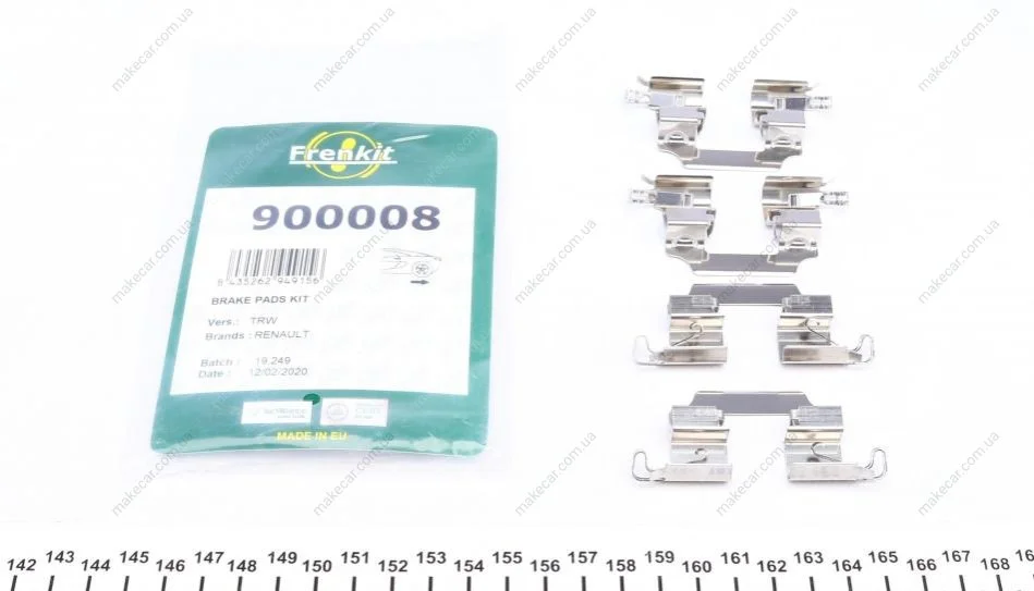 <strong>Планка супорта (заднього) прижимна (к-кт) Renault Megane IV/Scenic III/IV 09- (TRW) FRENKIT 900008 (фото 1)</strong>