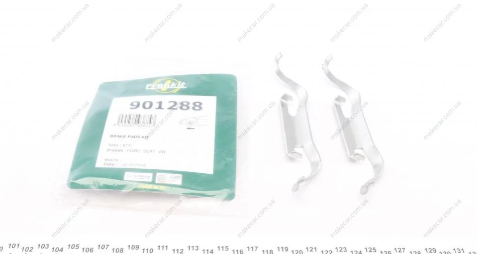 <strong>Комплект інсталяційний гальмівних колодок передніх Citroen C4 (13-) Frenkit FRENKIT 901288 (фото 1)</strong>