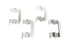 <strong>Монтажний к-кт гальмівних колодок пер. Sorento 03-09(Mando) FRENKIT 901645 (фото 1)</strong>
