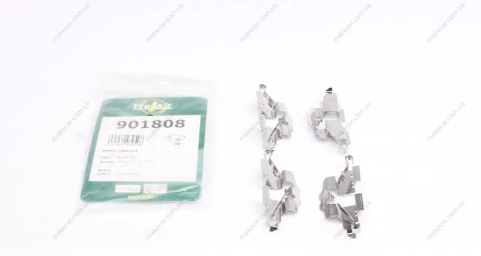 <strong>Монтажний к-кт гальмівних колодок зад. Corolla 06-/Prius 08-/Yaris 05-(Tokico) FRENKIT 901808 (фото 1)</strong>
