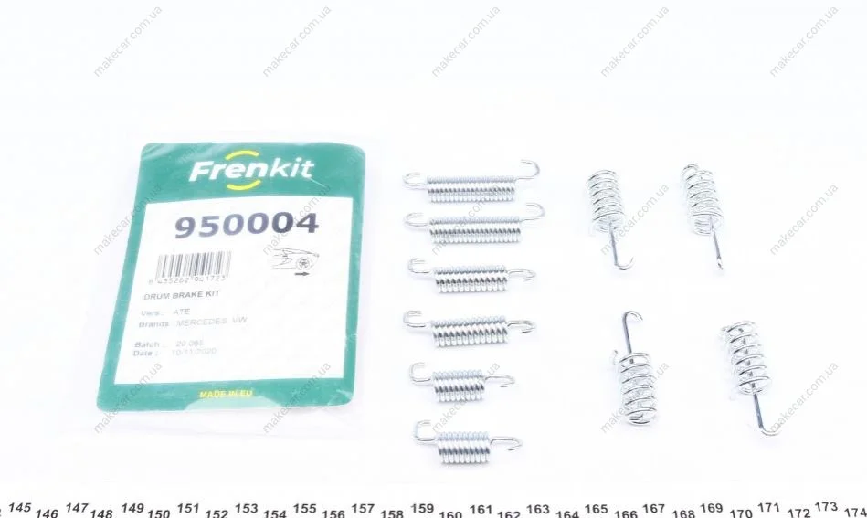 <strong>Ремкомплект колодок стояночного гальма FRENKIT 950004 (фото 1)</strong>