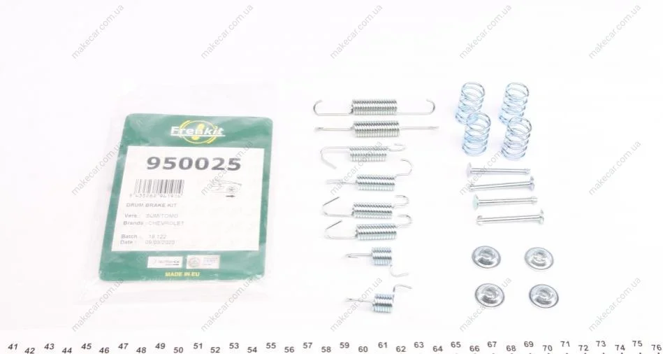 <strong>Ремкомплект колодок стояночного гальма FRENKIT 950025 (фото 1)</strong>