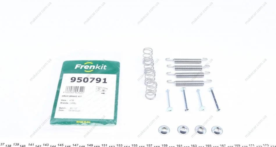 <strong>Ремкомплект колодок стояночного гальма FRENKIT 950791 (фото 1)</strong>