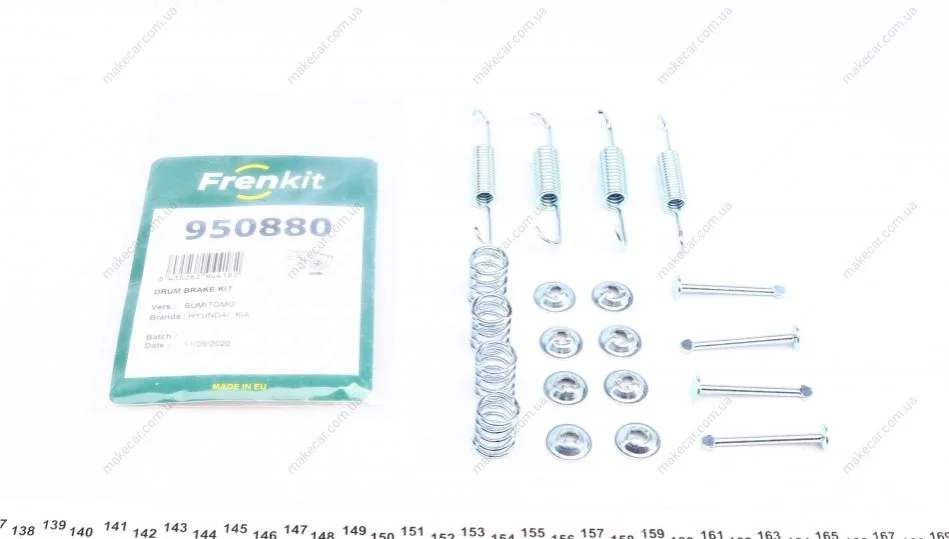 <strong>Ремкомплект колодок стояночного гальма FRENKIT 950880 (фото 1)</strong>