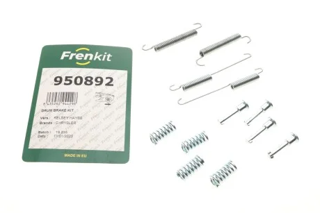 Ремкомплект колодок стояночного гальма для FRENKIT 950892 фото товару