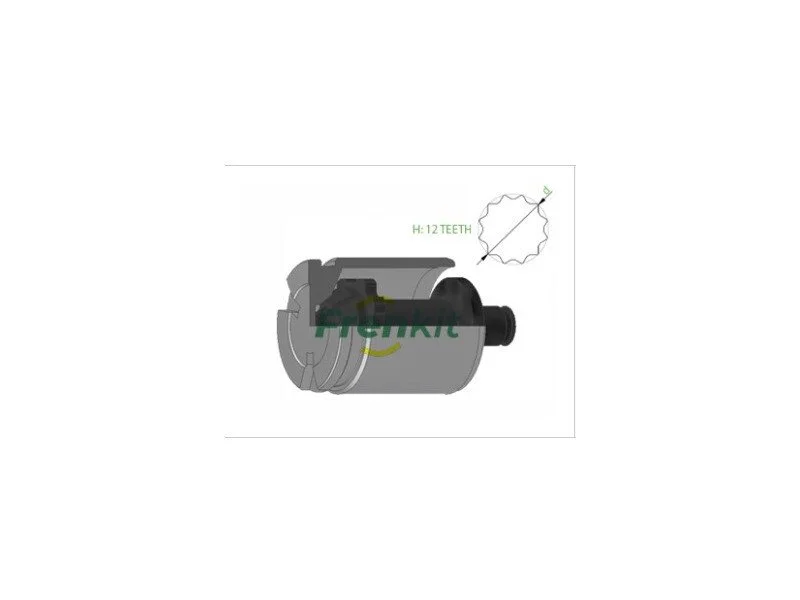 <strong>Поршень супорта з мех. зад. Leaf 17-/Qashqai/X-Trail 13-/Insignia B/Scenic 08-/Megane 16- (38mm) FRENKIT K385202T (фото 1)</strong>