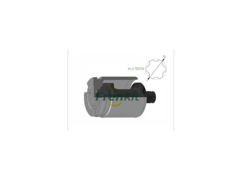 <strong>Поршень супорта з мех. зад. A6 C6/Passat B6 (41mm)(TRW) FRENKIT K415201 (фото 1)</strong>