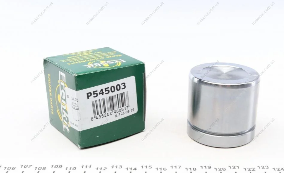 <strong>Поршень гальмівного супорта RENAULT Megane III 09-16, Scenic III 09-16, Dokker 12-21; FORD Fiesta 17-; FIAT Grande Punto 05-10, Punto 09-18, 500 07-20; OPEL Corsa E 14-14, Adam 13-19; LANCIA Ypsilon 03-11, Ypsilon 12-; DACIA Duster 10-17, Dokker 12-2 FRENKIT P545003 (фото 1)</strong>