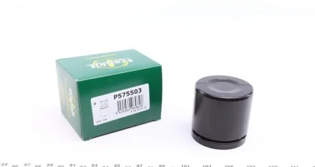 Поршень гальмівного супорту VW Golf VI 09-14; AUDI A3 03-12; SKODA Superb 08-15; FORD Focus II 04-11; SEAT Leon 05-12; BMW X1 E84 09-15; MAZDA 3 BK 03-09; OPEL Vectra C 02-08; VOLVO V70 00-07; CADILLAC BLS 05-09; SAAB 9-3 02-11 для Volvo, Saab, Volkswagen, Audi, BMW FRENKIT P575503 фото товару