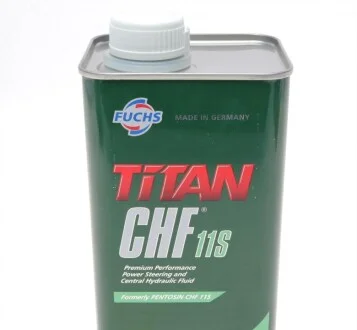 Рідина гідравлічна Titan Pentosin CHF 11 S (1 Liter) для Mercedes FUCHS 601429774 фото товару