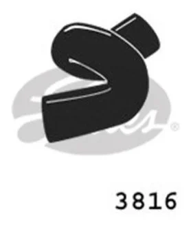 Вигнутий патрубок системи охолодження для GATES 3816 фото товара