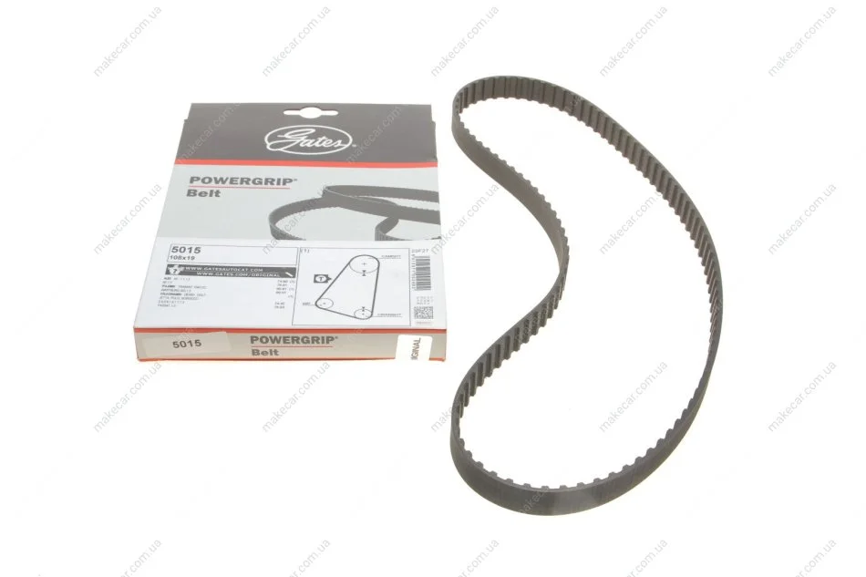 <strong>Пасок ГРМ VW Golf, Jetta 1.0-1.3 74-91, TRABANT 1. GATES 5015 (фото 1)</strong>