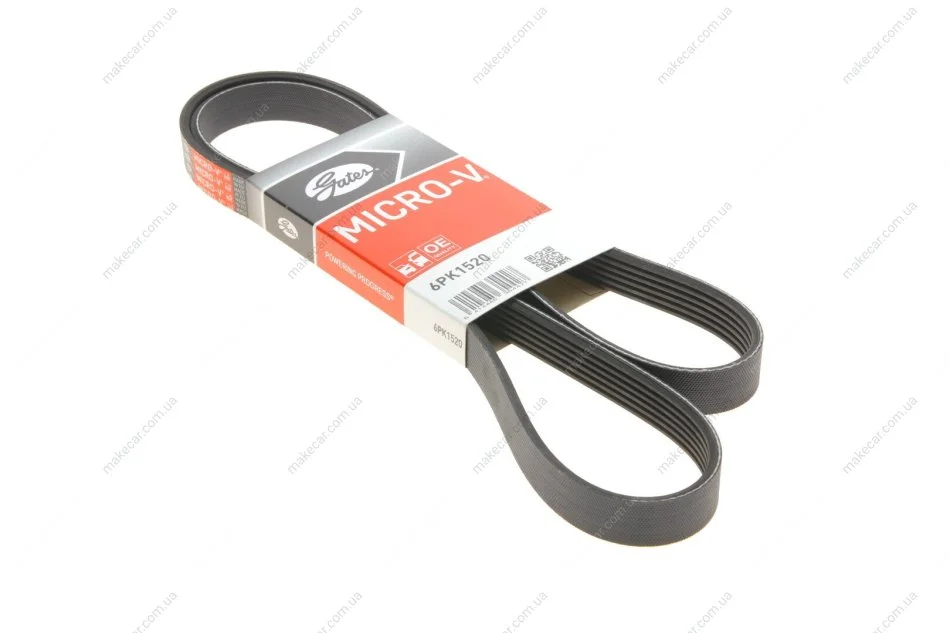 <strong>Ремінь генератора Ford Focus 1.8 TDCi 04-12 GATES 6PK1520 (фото 1)</strong>
