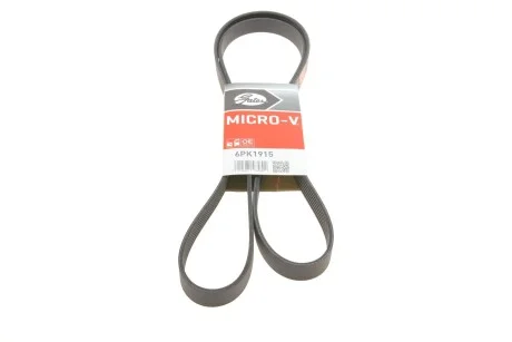 Ремінь поліклиновий для Ford, Saab, Toyota, Chevrolet, Jeep GATES 6PK1915 фото товару
