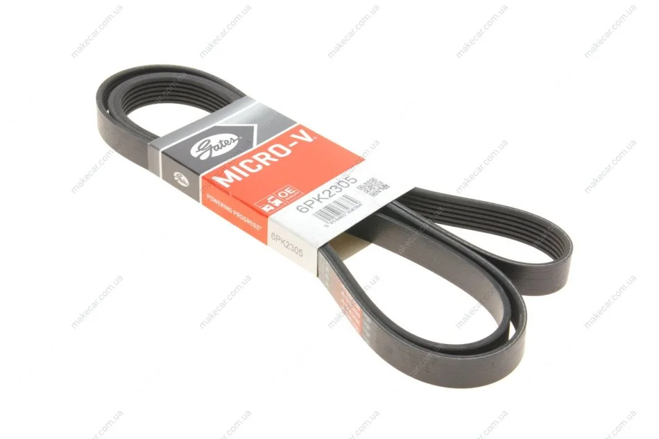 <strong>Ремінь поліклиновий GATES 6PK2305 (фото 1)</strong>