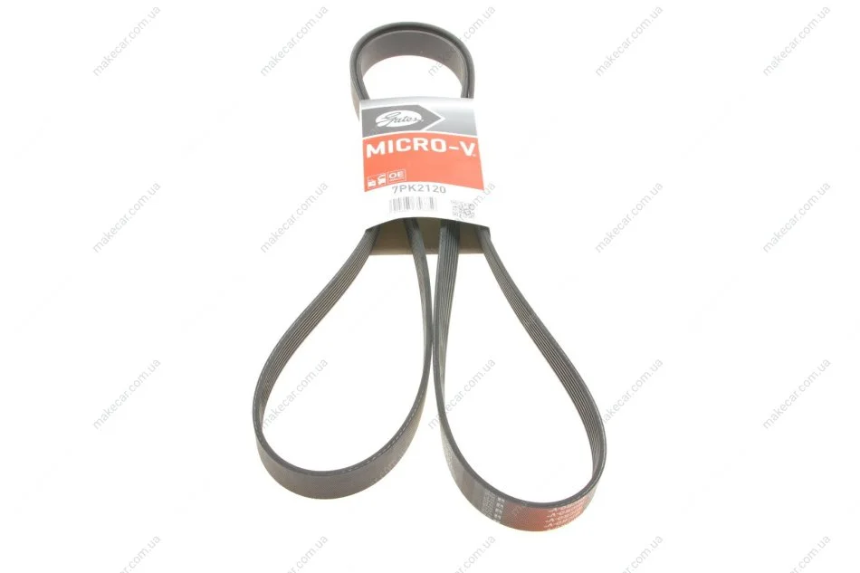 <strong>Ремінь генератора Land Rover Range Rover 3.9-4.6 94-02/Toyota Land Cruiser 4.0 03-09 GATES 7PK2120 (фото 1)</strong>