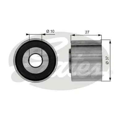 <strong>CITROEN ролик натягувача ременя BERLINGO 1.9D 98- GATES T36025 (фото 1)</strong>