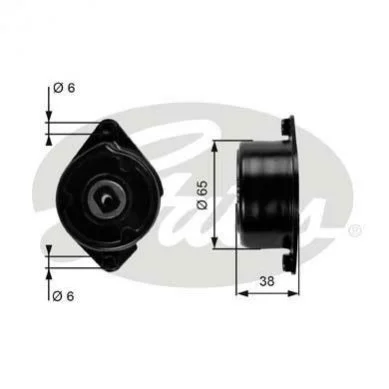 <strong>Роликовий модуль натягувача ременя GATES T39089 (фото 1)</strong>