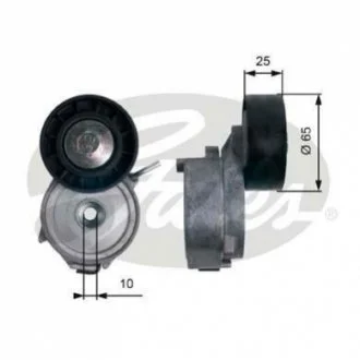 Шків натяжний для Land Rover, Citroen, Ford, Peugeot, Fiat GATES T39124 фото товару