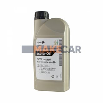 Моторна олія Dexos2 5W-30 синтетична 1 л GM 1942000 (фото 1)