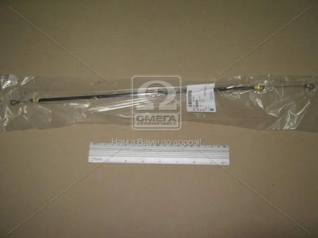 <strong>Трос обігрівача Ланос (валика режимів) у зборі GM 759205 (фото 1)</strong>