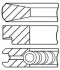 <strong>Комплект кілець на поршень GOETZE 08-110000-00 (фото 1)</strong>