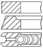 <strong>Комплект кілець на поршень GOETZE 08-111200-00 (фото 1)</strong>