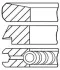 <strong>Комплект кілець на поршень GOETZE 08-112700-00 (фото 1)</strong>