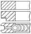 <strong>Комплект кілець на поршень GOETZE 08-137600-00 (фото 1)</strong>