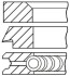 Кольца поршневые на 1 цилиндр GOETZE 08-269806-00 (фото 1)