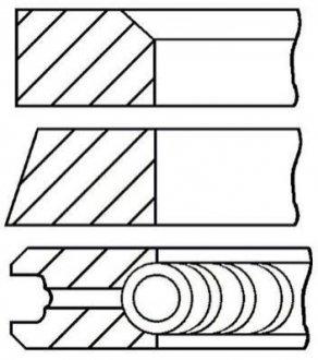 Кільця поршневі GOETZE 08-295300-00 фото товару