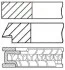 <strong>Комплект кілець на поршень GOETZE 08-306907-00 (фото 1)</strong>