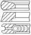 <strong>Кільця поршневі (1cyl) MB OM501 OM502 LA Euro IV / VD 130.00mm GOETZE 08-420900-00 (фото 2)</strong>