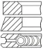 <strong>Комплект кілець на поршень GOETZE 08-433206-00 (фото 1)</strong>