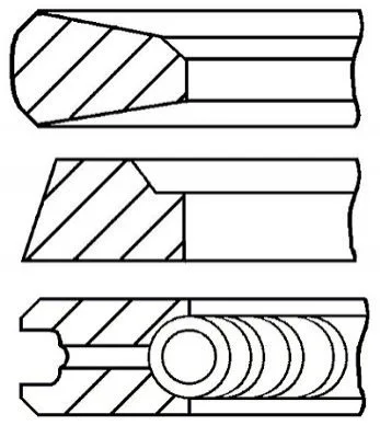 <strong>Кільця поршневі GOETZE 08-502600-00 (фото 1)</strong>