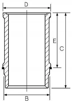 <strong>Гільза циліндра GOETZE 14-740130-00 (фото 1)</strong>