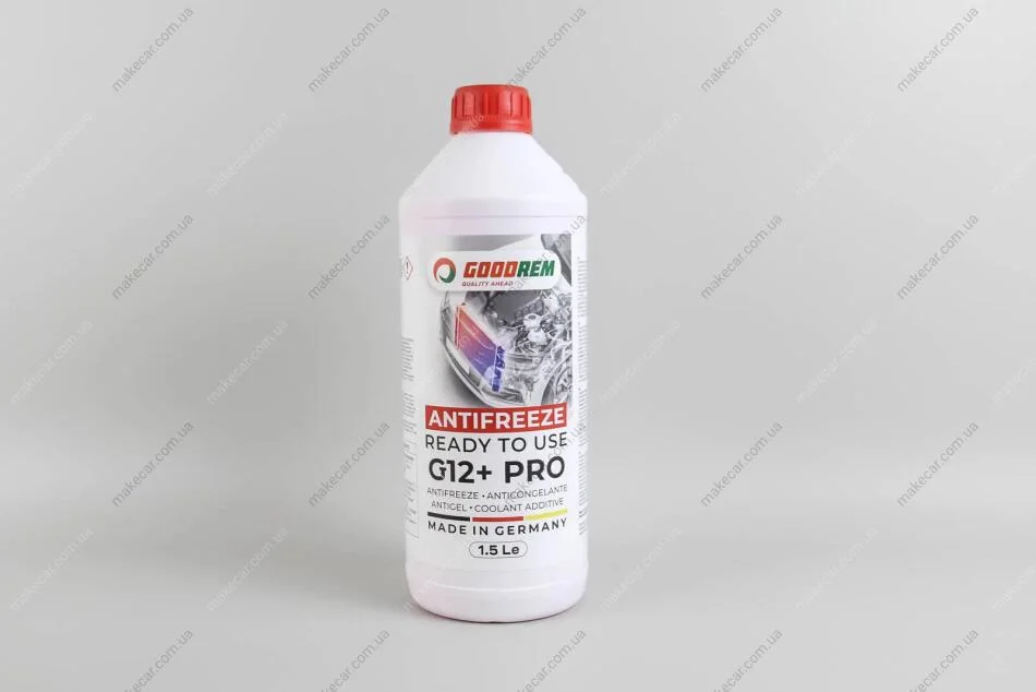<strong>Антифриз G11 GOODREM RED (червоний) -38°C готовий (1.5L) Goodrem R38G12PLUS-015 (фото 1)</strong>