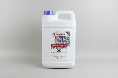 Антифриз G11 GOODREM BLUE (синій) концентрат (5L) для Goodrem R80G11-BLU-005 фото товару