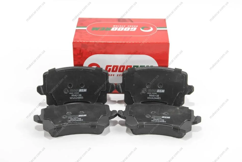 <strong>Гальмівні колодки зад. Passat 05-/Sharan 10-/Tiguan 07- Goodrem RM0138 (фото 1)</strong>