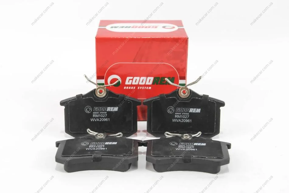 <strong>Тормозные колодки зад. Caddy III/IV/Passat/Audi A4/A6 (Lucas) Goodrem RM1027 (фото 1)</strong>